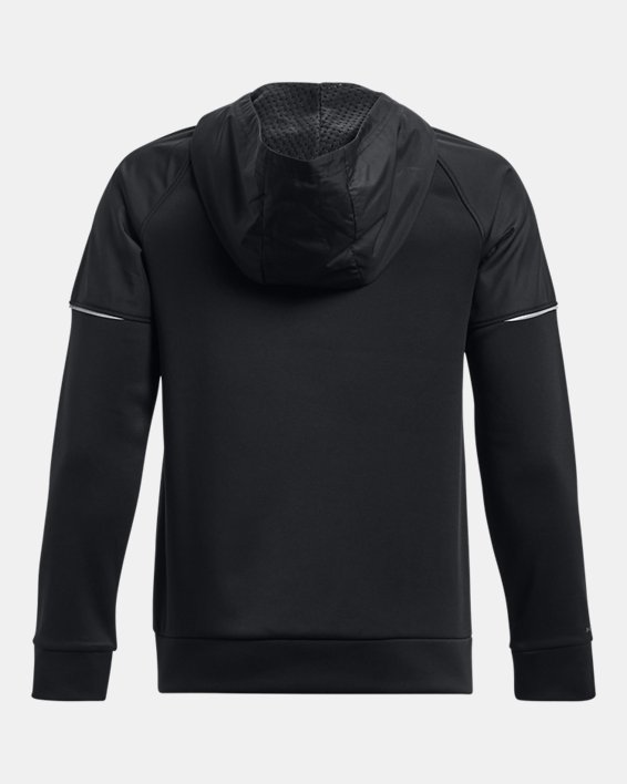 Sweat à capuche entièrement zippé UA Storm Armour Fleece® pour garçon, Black, pdpMainDesktop image number 1
